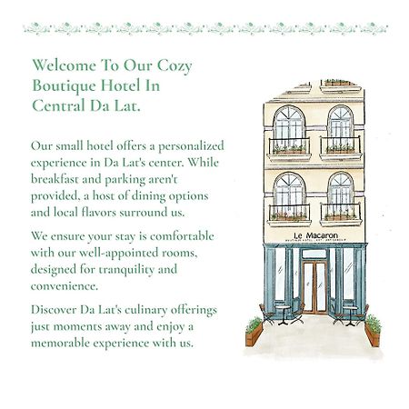 Le Macaron City Center - Boutique Hotel Đà Lạt Ngoại thất bức ảnh